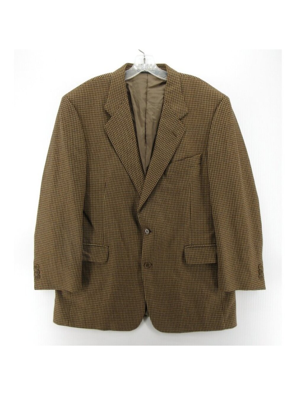 VTG Sport Coat 46 S Ermenegildo Zegna Cloth Blazer Tweed Houndstooth